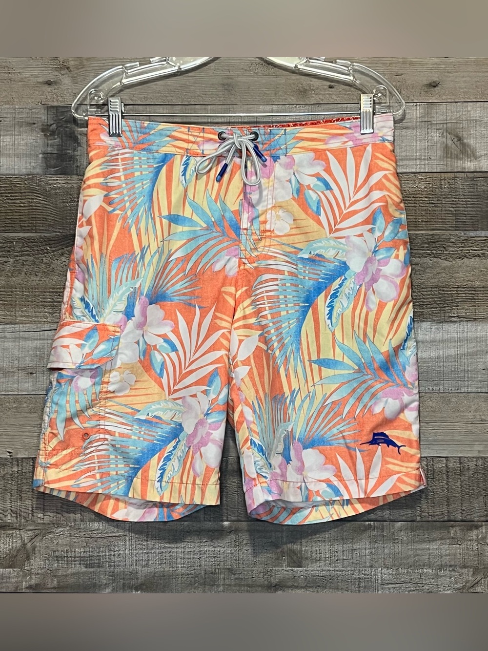 Tommy Bahama Baja Jungle Royale Swim Trunks/Board Shorts.